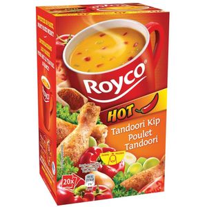 Royco Minute Soup tandoori kip, pak van 20 zakjes