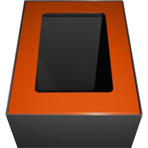 V-Part top voor modulaire afvalbak 60 l, oranje