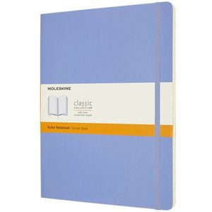 Notitieboek Moleskine XL 190x250mm lijn soft cover hydrangea blue