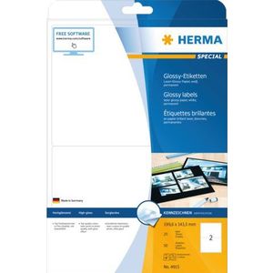 Etiket HERMA 4915 199.6X143.5mm 50st wit