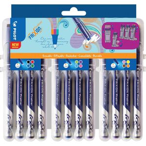 Pilot fineliner Frixion, geassorteerde kleuren, set van 12 stuks