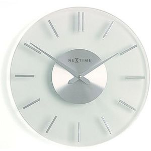 Wandklok NeXtime dia. 31 cm, glas, Stripe NE-2632