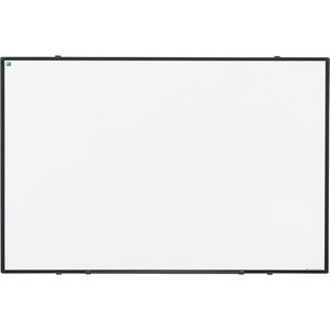 Smit Visual magnetisch whiteboard Softline, gelakt staal, zwart, 60 x 90 cm