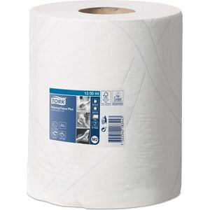 Tork Wiping Plus poetspapier, centerfeed, 2-laags, systeem M2, pak van 6 stuks