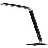 Bureaulamp - Zwart - LED - Dimbaar - Ingebouwde Draadloze Oplader