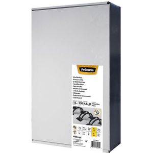 Draadrug Fellowes 12mm 34-rings A4 wit 100stuks