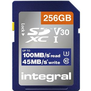 Geheugenkaart integral sdhc-xc 256gb | 1 stuk