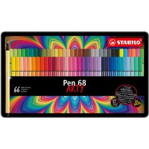 Viltstift STABILO Pen 68 Arty blik ÃÂ  66 kleuren
