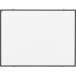 Smit Visual magnetisch whiteboard Softline, emaille, zwart, 90 x 120 cm