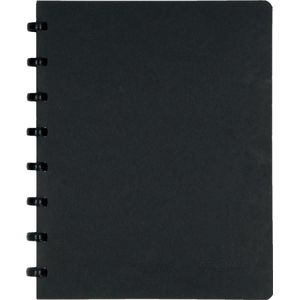 Atoma meetingbook, ft A5, zwart, geruit 5mm