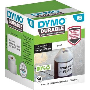 Etiket Dymo 1933086 labelwriter 104x159mm 200 stuks
