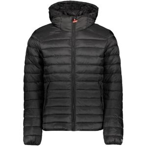 Superdry HOODED FUJI SPORT PADDED JKT M5011821A BLACK Zwart