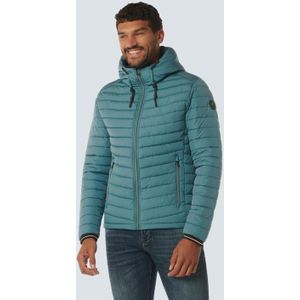 NO-EXCESS SHORT HOODED PADDED JACKET 23630105 078 NIGHT Blauw