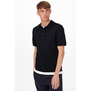 Only & Sons ONSWYLER LIFE SS POLO KNIT 22022219 DARK NAVY Blauw