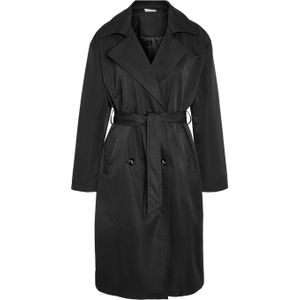 Noisy may NMMANYA L/S TRENCHCOAT NOOS 27028990 Black Zwart