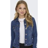 Jacqueline de Yong JDYMOON L/S JACKET MIX DNM 15315972 DARK BLUE DENIM Blauw