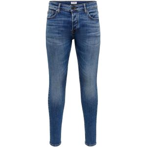 Only & Sons ONSWARP SKINNY BLUE 3229 JEANS NOOS 22023229 Blue Demin Blauw