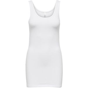 Only ONLLIVE LOVE LIFE S/L LONG TANK TOP 15060061 White Wit