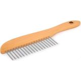 Platte houten kam grof