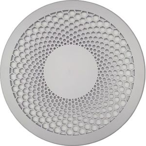 Binnengrill voor elektrische dakventilator Wit