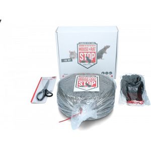 TEKKSTEEL Muis & Rat STOP - muizen staalwol SET 1 kg - RVS staalwol tegen muizen - Ongediertewering - Ongediertebestrijding