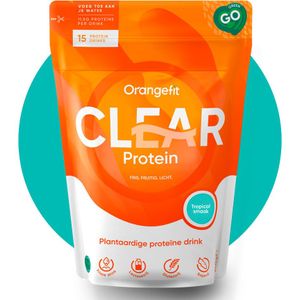 Orangefit Clear Protein | Vegan Prote?ne Limonade | 100% Plantaardig | Tropical