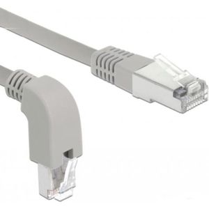 SF/UTP Cat 5e Kabel gewinkelt 0,5 Meter - Delock
