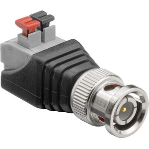 Klemmenblock 2 polig > BNC Stecker Niederhalterklemmung - Goobay