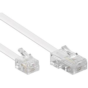 DSL-Kabel RJ11 auf RJ45 - 3 Meter - Weiß - Goobay