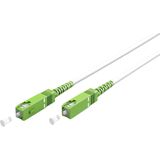 Glasvezelkabel (FTTH), Singlemode (OS2) White, wit (Simplex), 30 m - G