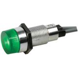 Runde SIGNAL Lampe 13 mm 12V grün - HQ Products