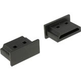 Delock Staubschutzkappe für HDMI A Buchse ohne Griff 10 Stück schwar