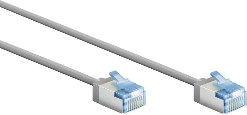 U/FTP Cat 6a - 0,5 Meter - Grau - Goobay