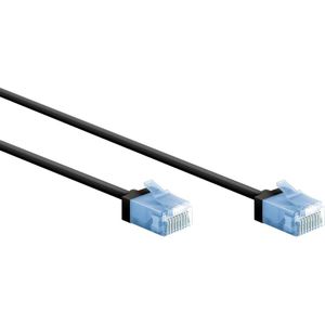 U-UTP Cat 6a - 1 Meter - Schwarz - Goobay