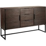 GM Dressoir Webster Teak Donkerbruin High - Teakhout - 82x135cm