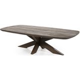 Eleonora Salontafel Nikki Bruin - Mangohout - 130x70x35cm