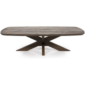 Eleonora Salontafel Nikki Bruin - Mangohout - 130x70x35cm