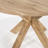 Eleonora Eettafel Nikki 130x130cm Naturel - Acaciahout