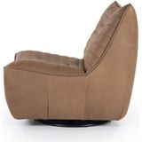 Eleonora Fauteuil Matthew Bruin Coris - Leer/Metaal