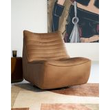 Eleonora Fauteuil Matthew Bruin Coris - Leer/Metaal