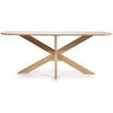 Eleonora Eettafel Nikki 200x100cm Naturel - Acaciahout