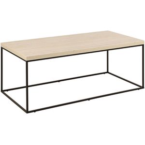 Salontafel Brennero Rechthoek Beige Travertinlook 110cm - Giga Living - Travertin