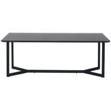 GM Salontafel Tokyo Zwart 140x80cm - Metaal