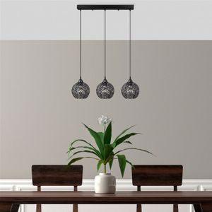 Arabic House Hanglamp Hay Metaal Zwart 3-Lichts