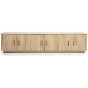 Eleonora Tv-meubel Rosenborg Naturel - Eikenhout/Eiken Fineer - 50x223,8cm