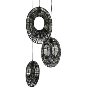 By-Boo Hanglamp Ovo Cluster Rond Zwart - Metaal