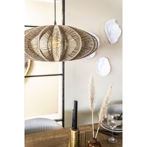 By-Boo Hanglamp Nimbus - Natural Naturel - Hout/IJzer/Metaal