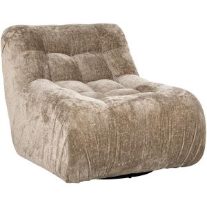 Richmond Draaifauteuil Rosy Taupe Chenille Taupe - Polyester