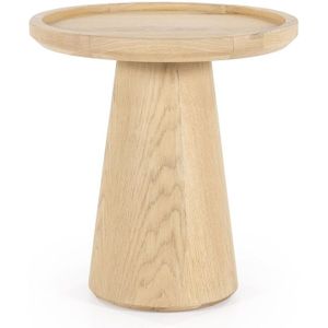 Eleonora Salontafel Leia 46x46cm Naturel - MDF/Eiken Fineer