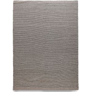 Vloerkleed Naturel/Grijs - Wol - 160x230x2cm - Vloerkleed Mckenna Naturel/Grijs - Giga Living